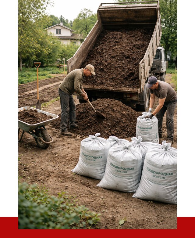 Плодородная смесь в Отрадном от 4565 р./куб с доставкой | ПРОНЕРУДТрд