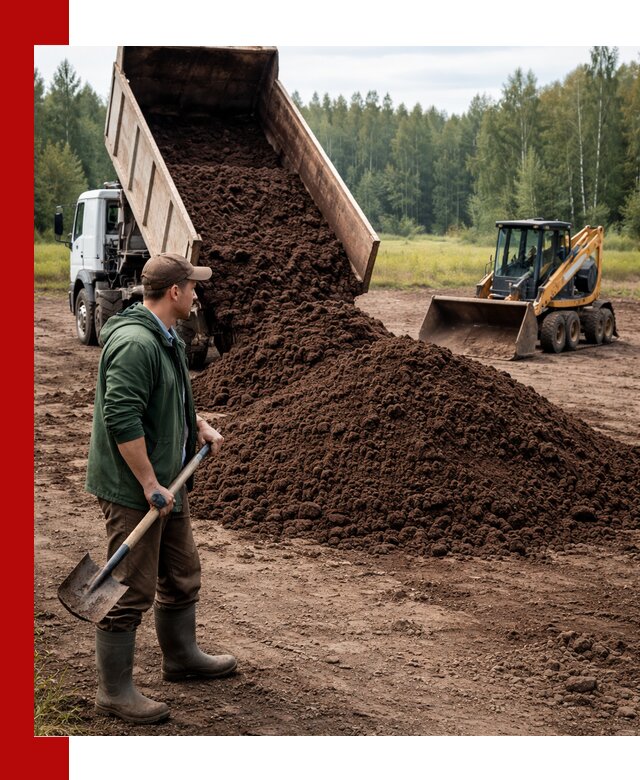 Купить верховой торф с доставкой в Отрадном для садоводства и растений