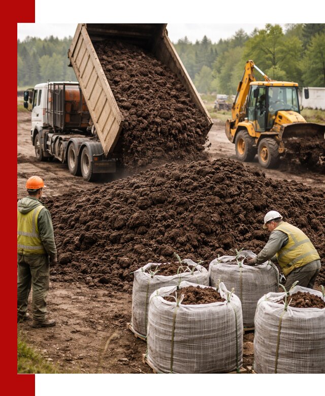 Доставка нейтрального торфа в Отрадном оптом и в розницу