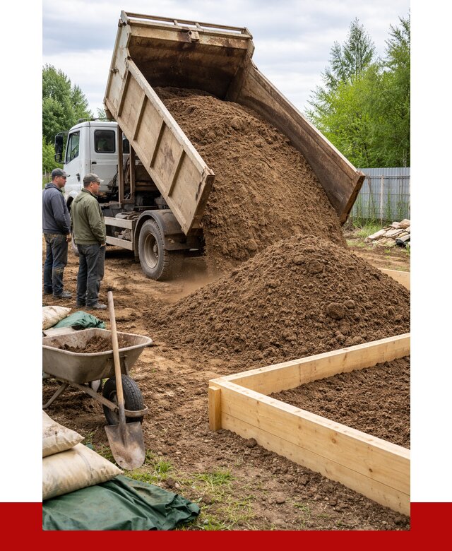 Торфо песчаная смесь в Отрадном с доставкой от 2011 р. | ПРОНЕРУДТрд