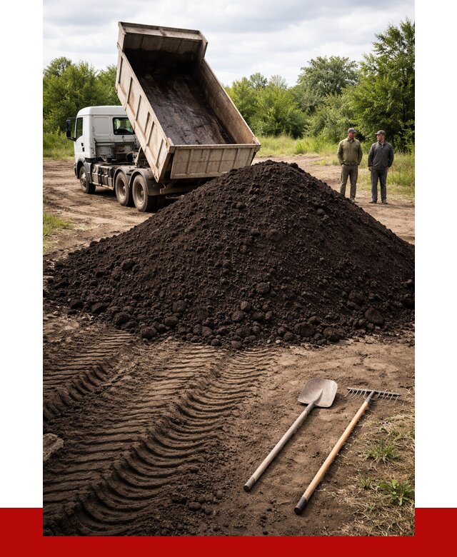 Купить чернозем навалом в Отрадном от 1304 р. за куб | ПРОНЕРУДТрд