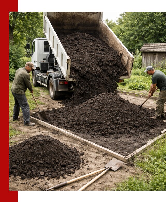 Купить чистый чернозем для огорода с доставкой в Отрадном