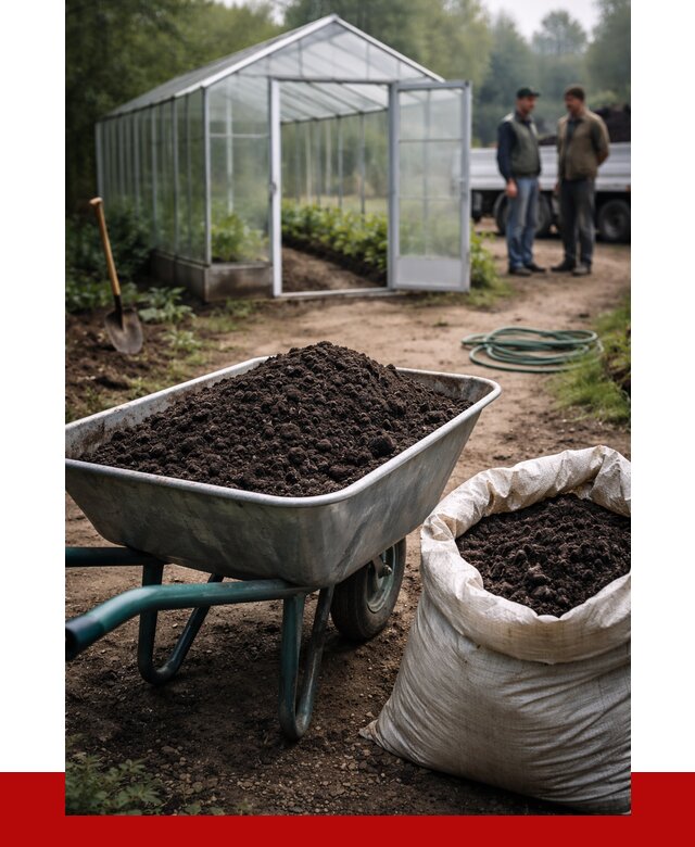Чернозем для теплицы в Отрадном с доставкой от 1631 р. | ПРОНЕРУДТрд