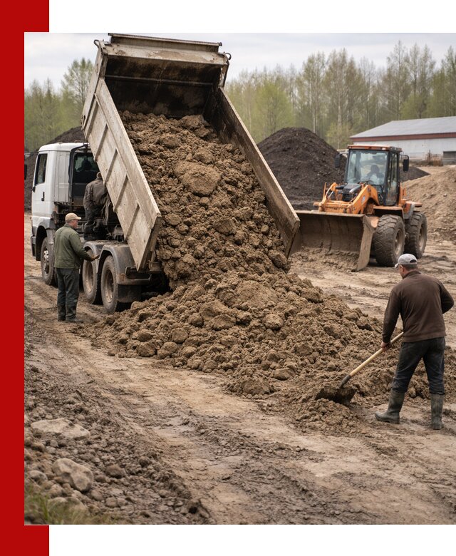 Доставка глин и суглинков в Отрадном оптом и вкрай