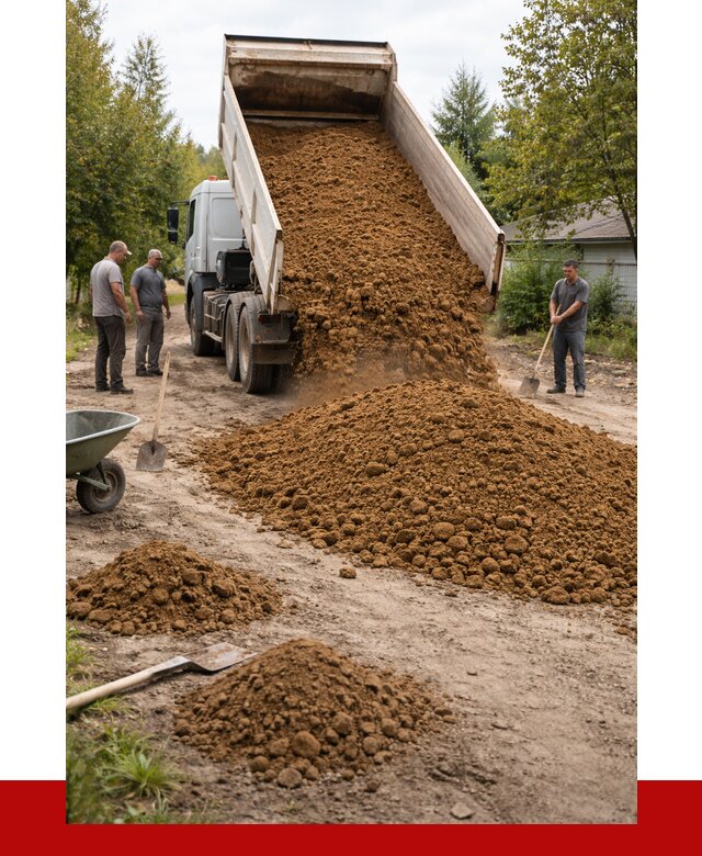 Купить суглинок с доставкой в Отрадном от 2718 р. за куб | ПРОНЕРУДТрд