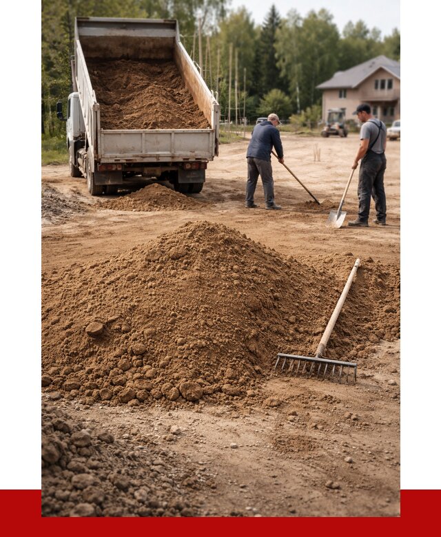 Суглинок для планировки в Отрадном с доставкой от 4565 р. | ПРОНЕРУДТрд