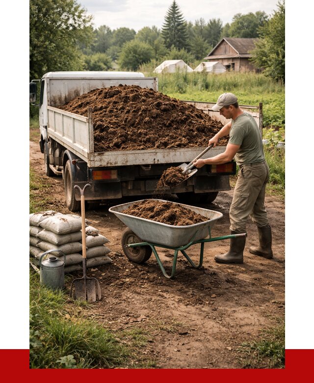 Купить коровий навоз с доставкой в Отрадном от 1957 р. | ПРОНЕРУДТрд