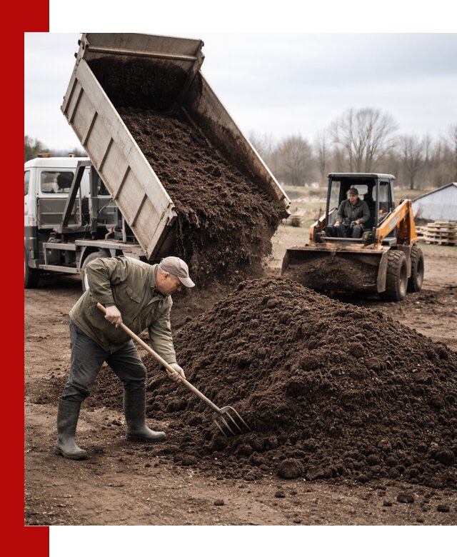 Доставка и продажа перегноя в Отрадном быстро и дешево