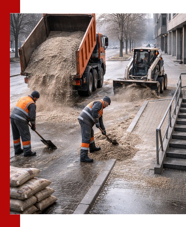 Поставка противогололедных материалов в Отрадном