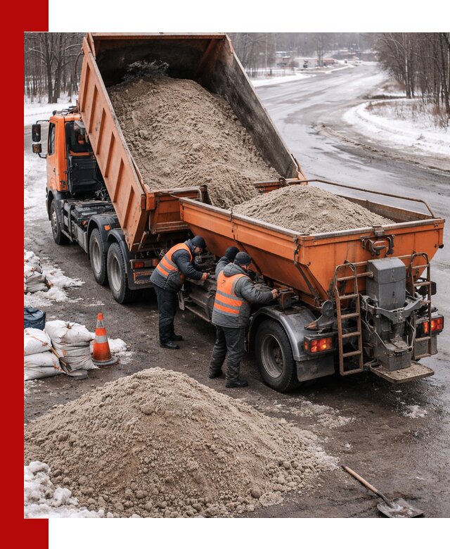 Поставка и вывоз пескосоля в Отрадном оптом и в розницу