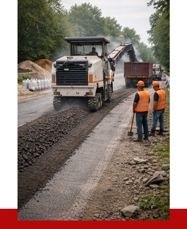 Фрезерованный асфальт в Отрадном от 2391 р./куб. | ПРОНЕРУДТрд