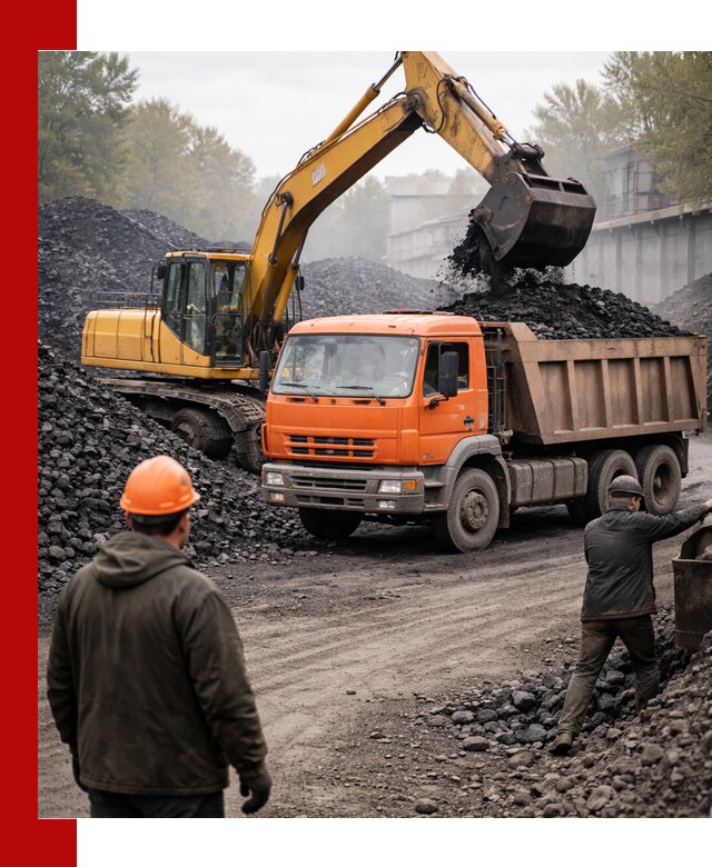 Доставка угля автотранспортом в Отрадном быстро и выгодно