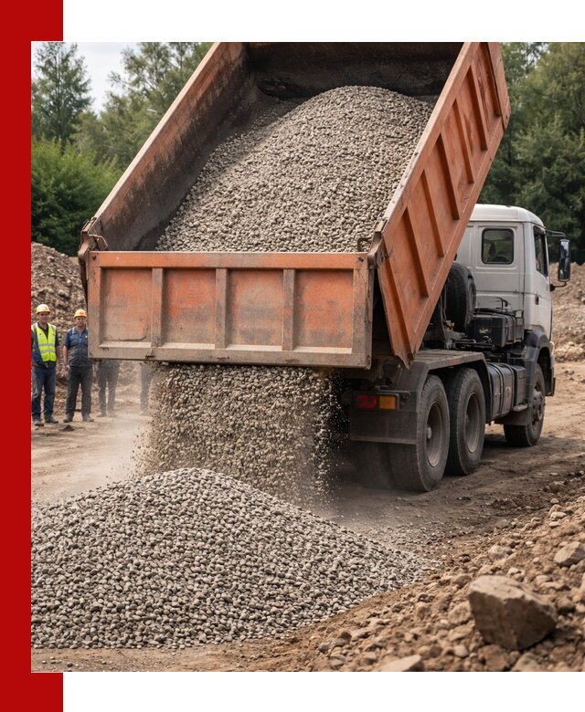 Доставка сыпучих материалов самосвалом в Отрадном быстро и надежно