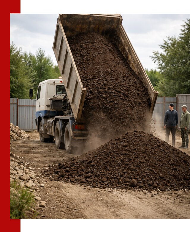 Доставка самосвалом 10 кубов в Отрадном быстро и надёжно