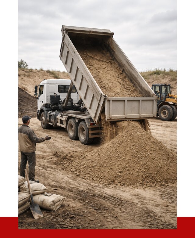 Доставка самосвалом 20 кубов в Отрадном от 8153 р. | ПРОНЕРУДТрд
