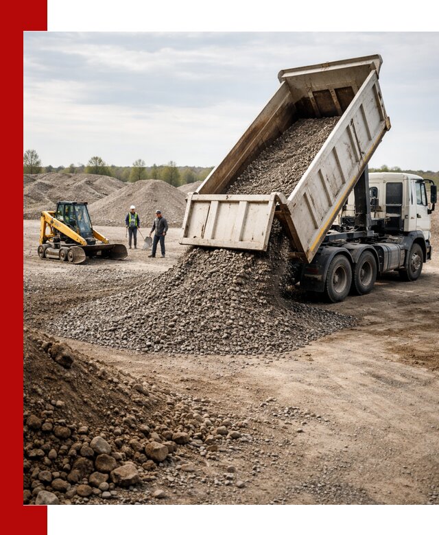 Доставка самосвалом 25 м³ в Отрадном быстро и надежно