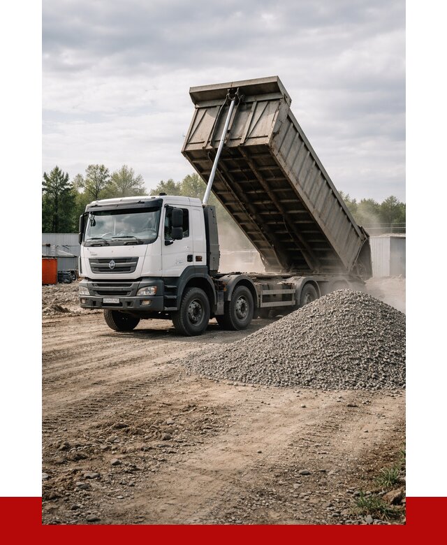 Доставка самосвалом 40 кубов в Отрадном от 9783 р. | ПРОНЕРУДТрд