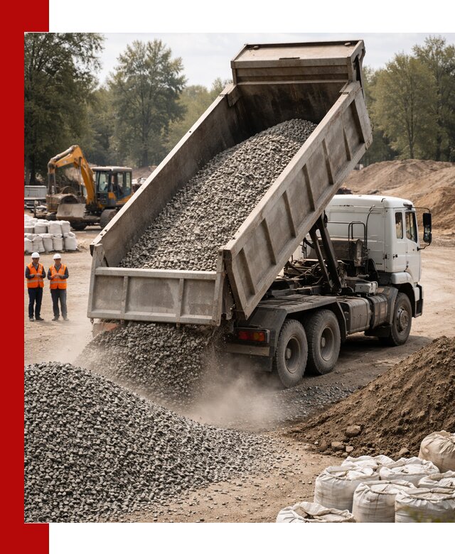 Аренда самосвала в Отрадном для доставки сыпучих и нерудных материалов