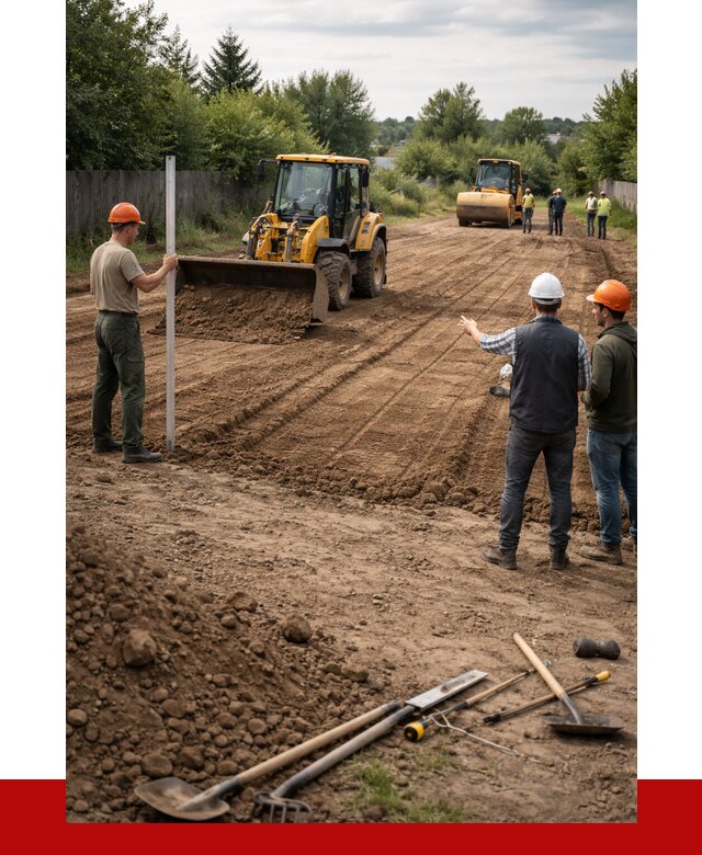 Планировка участка грунтом в Отрадном от 4892 р ПРОНЕРУДТрд