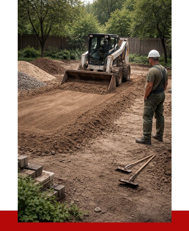 Выравнивание участка под ключ в Отрадном от 3805 р. | ПРОНЕРУДТрд
