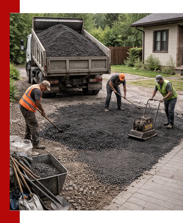 Асфальтовая крошка для двора с доставкой в Отрадном
